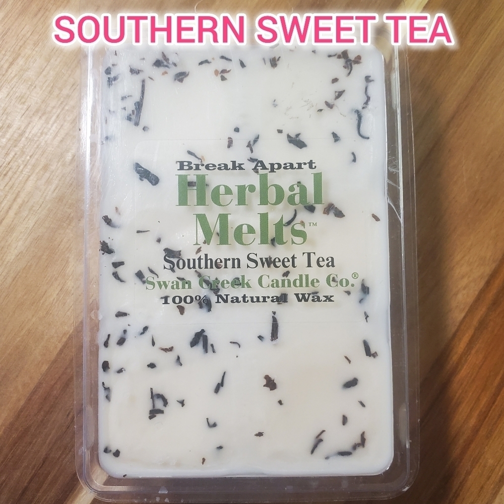 SOUTHERN SWEET TEA by SWAN CREEK CANDLE CO Herbal Melts 100% Natural Wax 5.25 oz